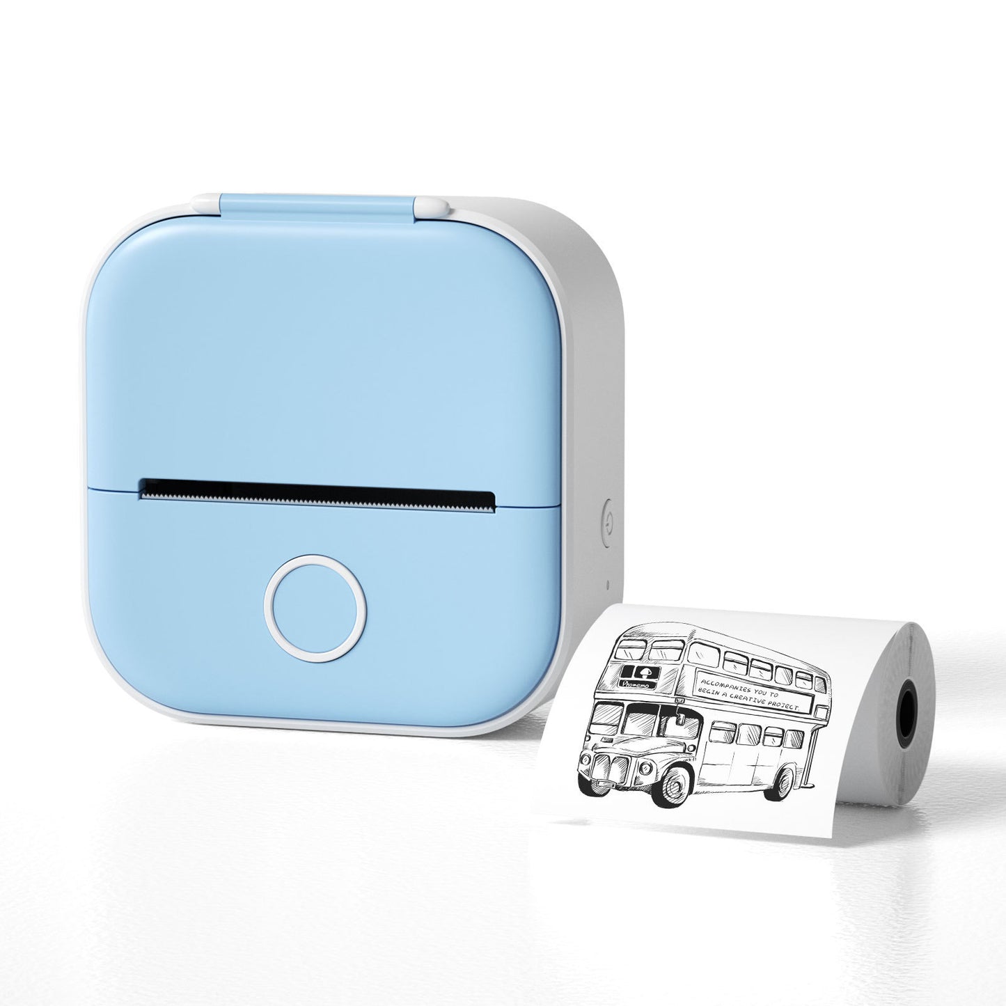 Portable Mini Thermal Label & Photo Printer | Bluetooth-Compatible | Price Tag & Student Study Aid Printer