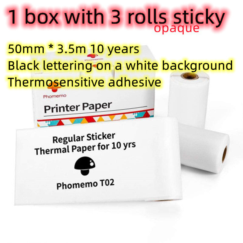 Portable Mini Thermal Label & Photo Printer | Bluetooth-Compatible | Price Tag & Student Study Aid Printer