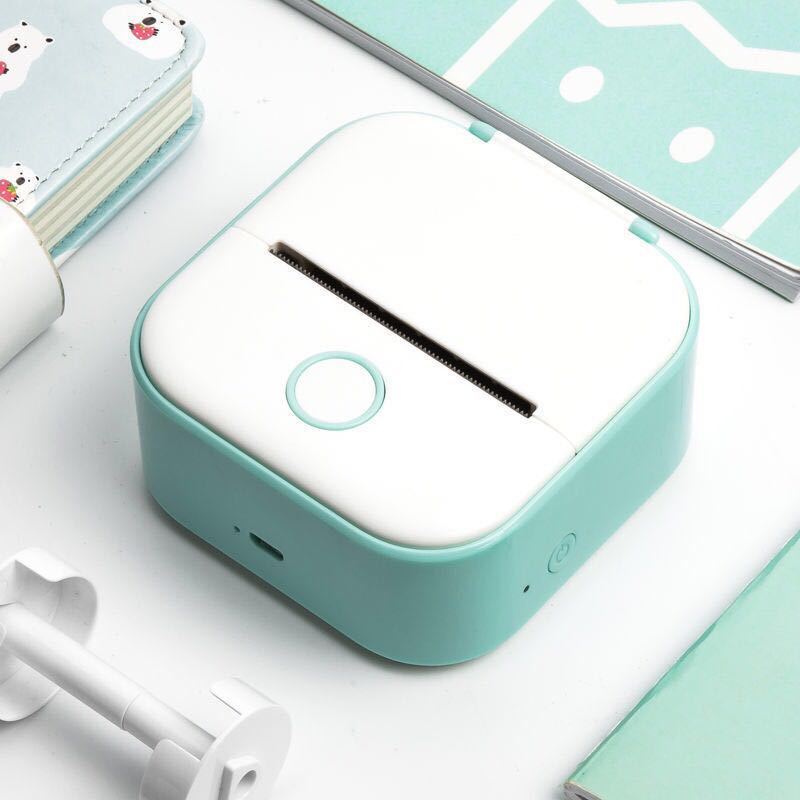 Portable Mini Thermal Label & Photo Printer | Bluetooth-Compatible | Price Tag & Student Study Aid Printer