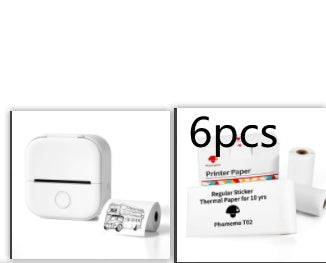 Portable Mini Thermal Label & Photo Printer | Bluetooth-Compatible | Price Tag & Student Study Aid Printer
