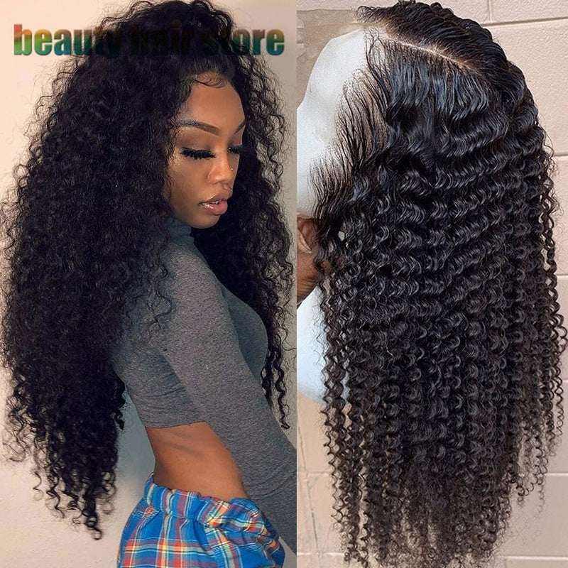Brazilian Kinky Curly Lace Front Wig – Human Hair