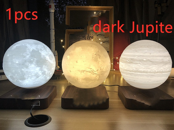 Levitating Moon Lamp – 3D Printed Floating Night Light with Magnetic Base