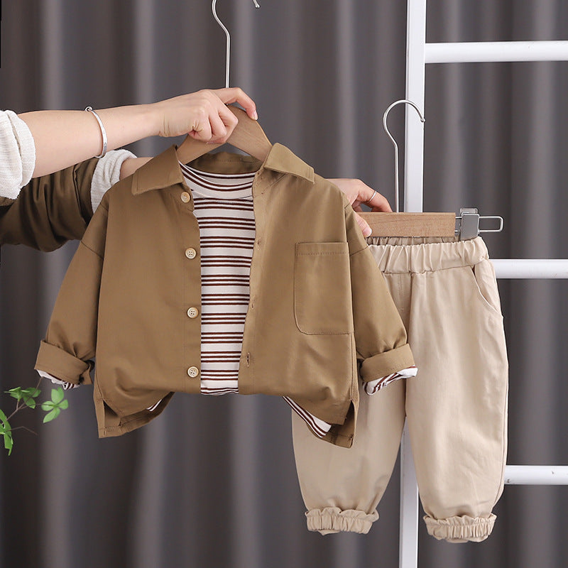 Boys Spring 3-Piece Long Sleeve Suit