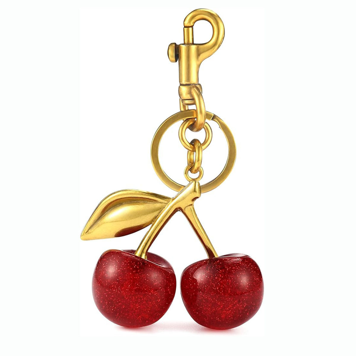 Women’s Cherry Alloy Keychain Pendant