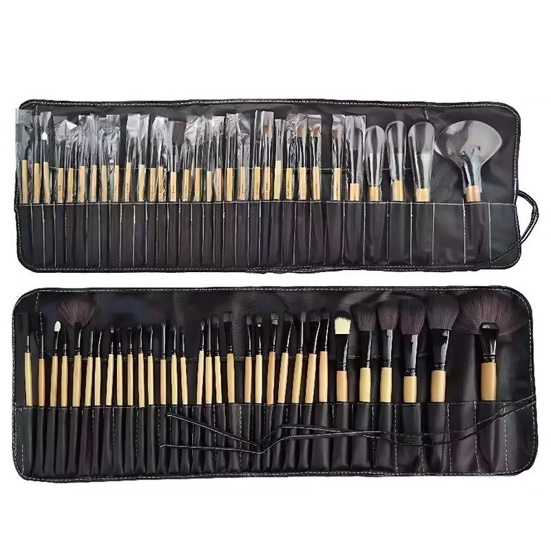 32Pcs Portable Makeup Brush Set with Travel Case