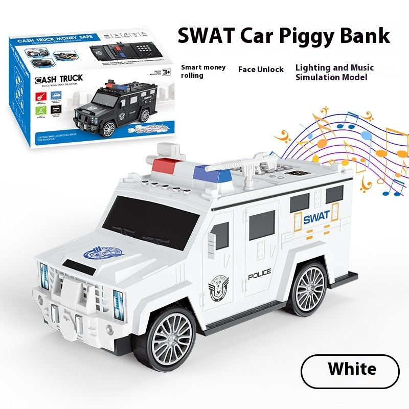 Cartoon Piggy Bank Smart Face Unlock