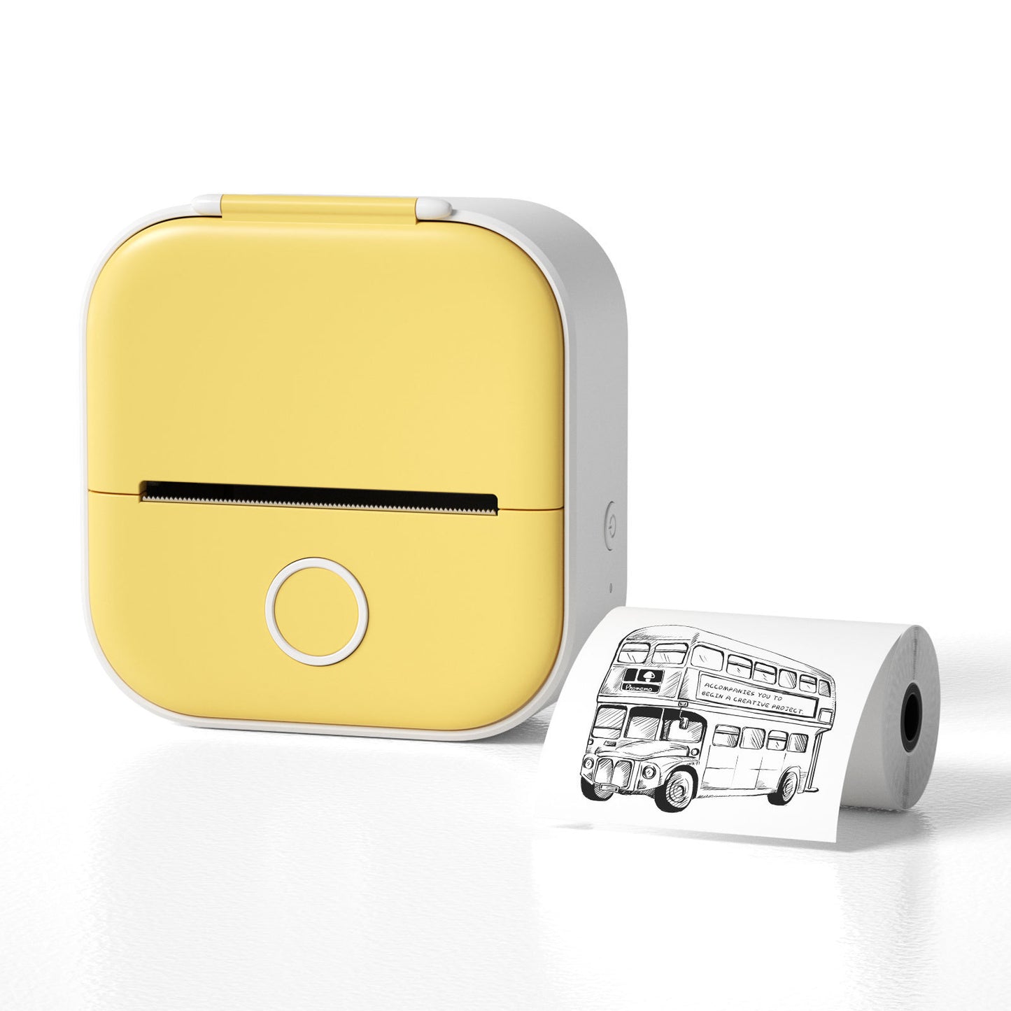 Portable Mini Thermal Label & Photo Printer | Bluetooth-Compatible | Price Tag & Student Study Aid Printer