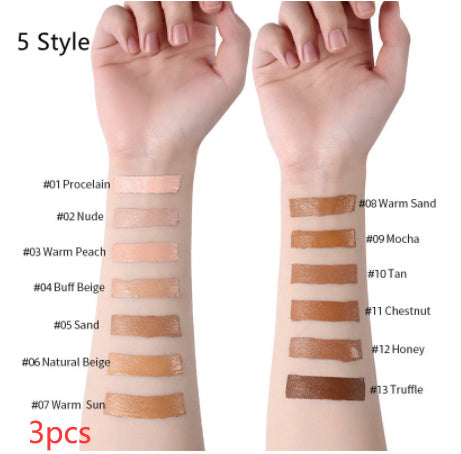 "Liquid Foundation Oil Control Concealer Makeup Base"