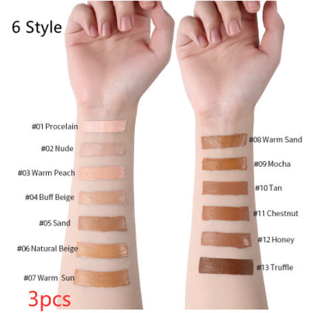 "Liquid Foundation Oil Control Concealer Makeup Base"