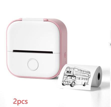 Portable Mini Thermal Label & Photo Printer | Bluetooth-Compatible | Price Tag & Student Study Aid Printer