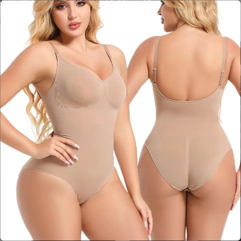 Women’s Seamless One-Piece Body Shaper Swimsuit