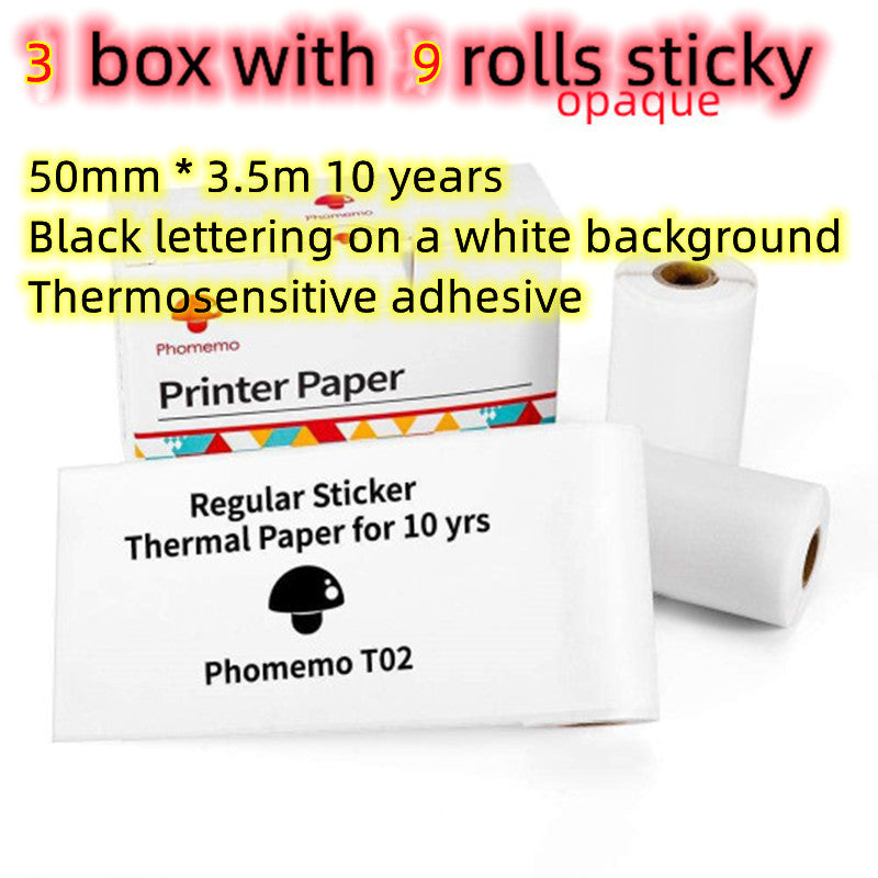 Portable Mini Thermal Label & Photo Printer | Bluetooth-Compatible | Price Tag & Student Study Aid Printer