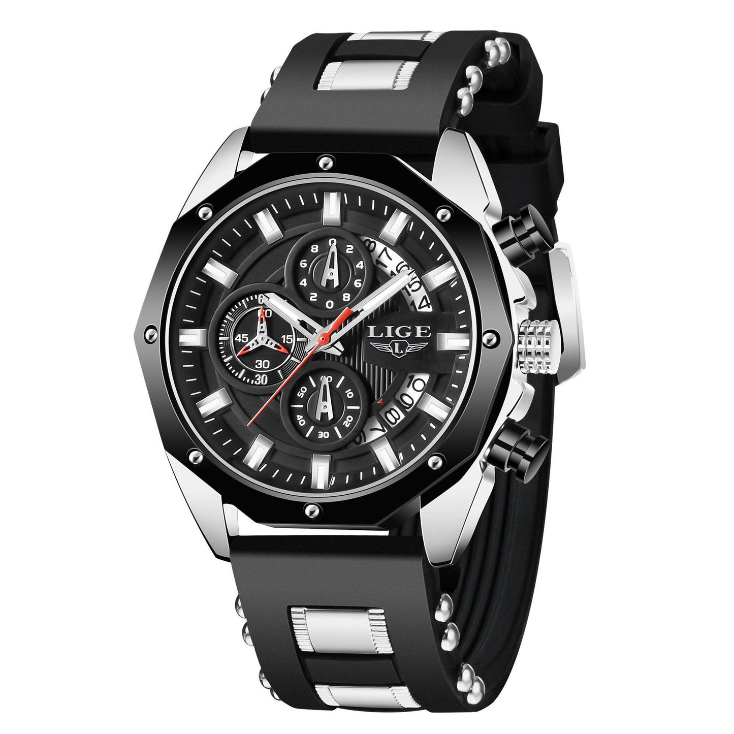 Luxury Men’s Sport Watch – Waterproof Quartz Chronograph