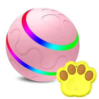 Smart Interactive Cat Toy – USB Rechargeable Self-Rotating Ball