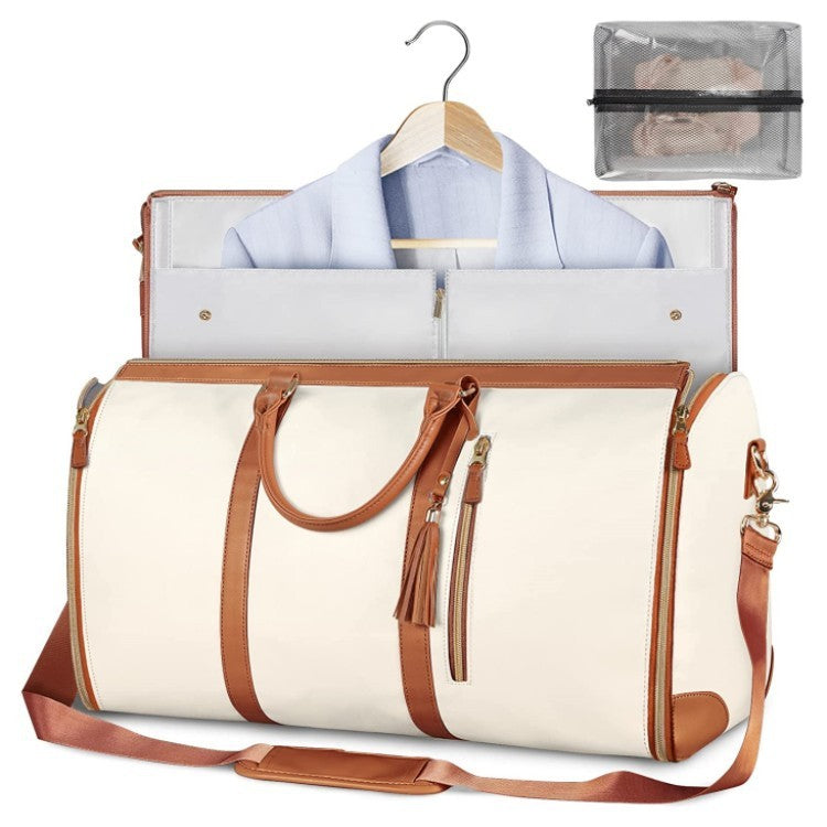 Large Capacity Women's Travel Duffle Bag & Suit Tote
