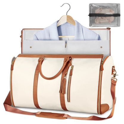 Large Capacity Women's Travel Duffle Bag & Suit Tote