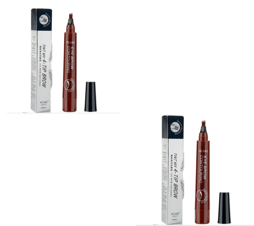 4-Head Eyebrow Pencil – Long-Lasting, Smudge-Proof Brow Pen
