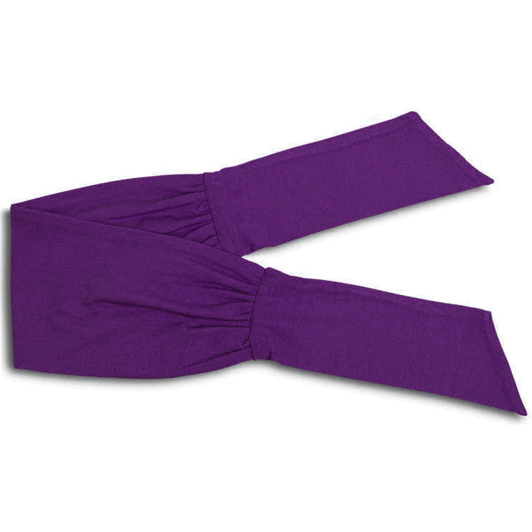 Knotted Yoga Hair Band – Elastic Sports Headband Bandana