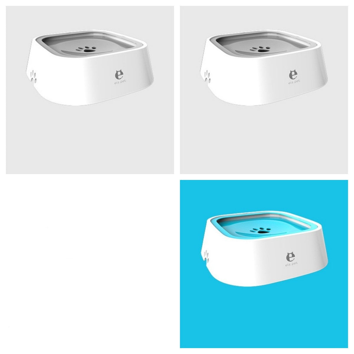1.5L Cat & Dog Water Bowl – Anti-Overflow Slow Feeder & Floating Pet Fountain, ABS & PP Materials