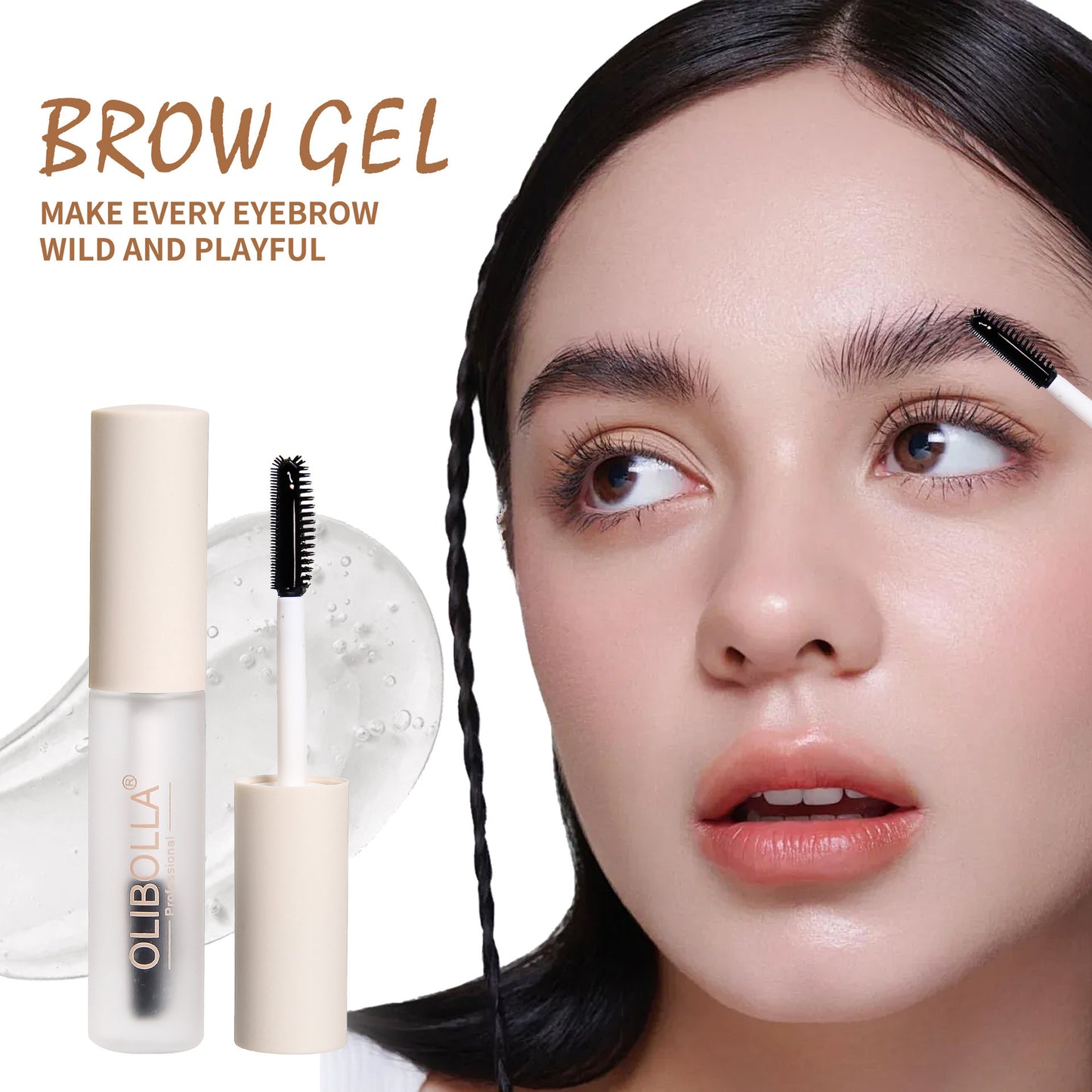 Transparent Waterproof Eyebrow Gel