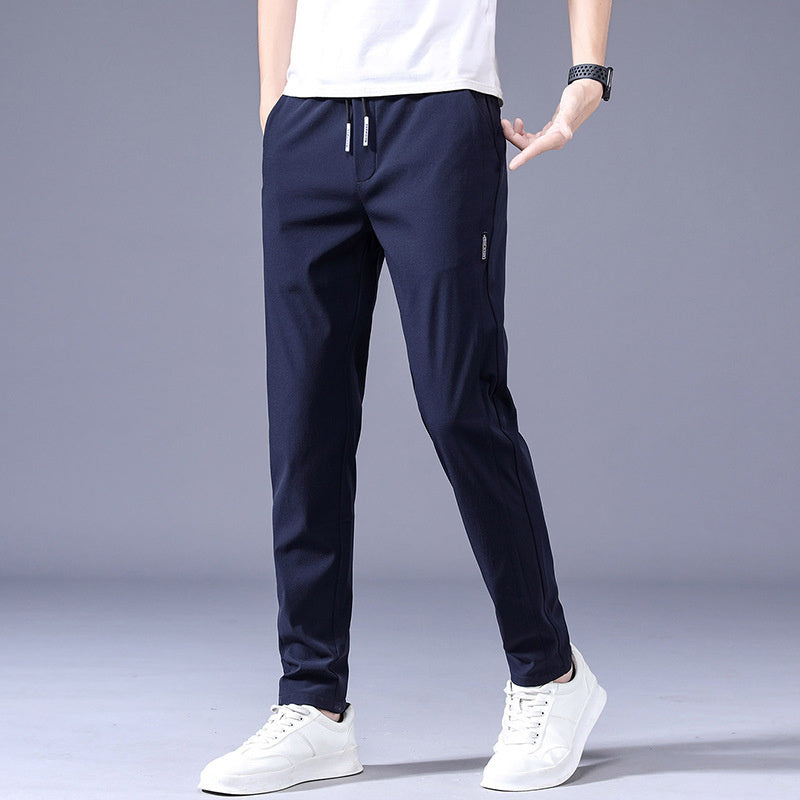 Men’s Drawstring Casual Pants – Loose Fit
