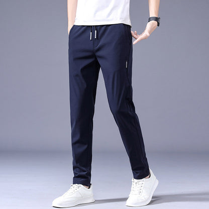 Men’s Drawstring Casual Pants – Loose Fit