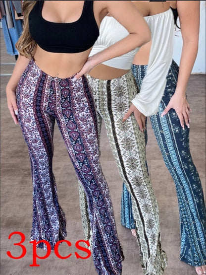 High Elastic Slim Pants – Sexy Print