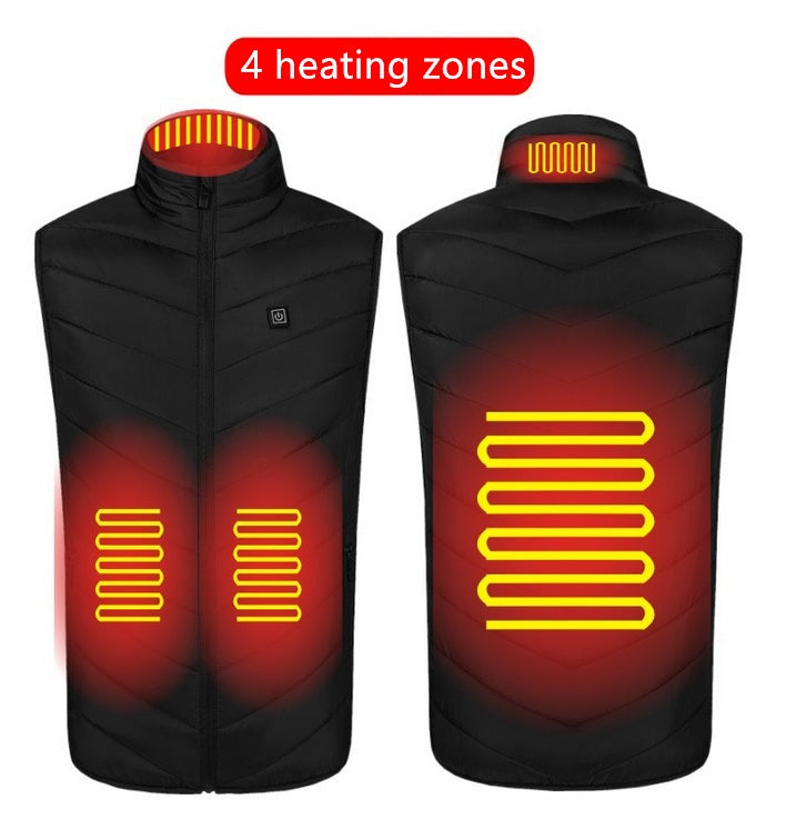 USB Heated Vest – Washable Electric Winter Wear