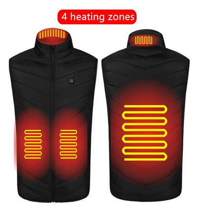 USB Heated Vest – Washable Electric Winter Wear