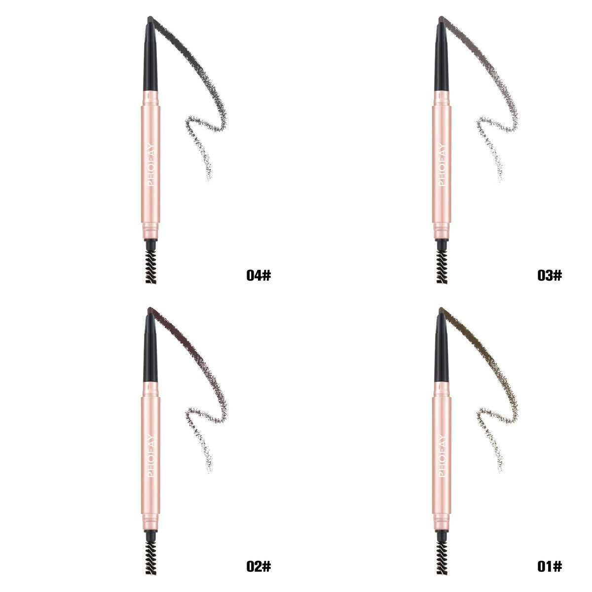 PHOFAY Triangular Eyebrow Pencil – Waterproof Long-lasting Natural Brow Definer