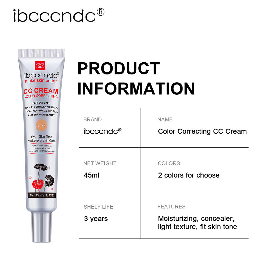 Moisturizing CC Cream – Waterproof, Long-lasting & Skin Correcting