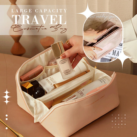 Large Capacity Travel Cosmetic Bag Women Toiletry Organizer