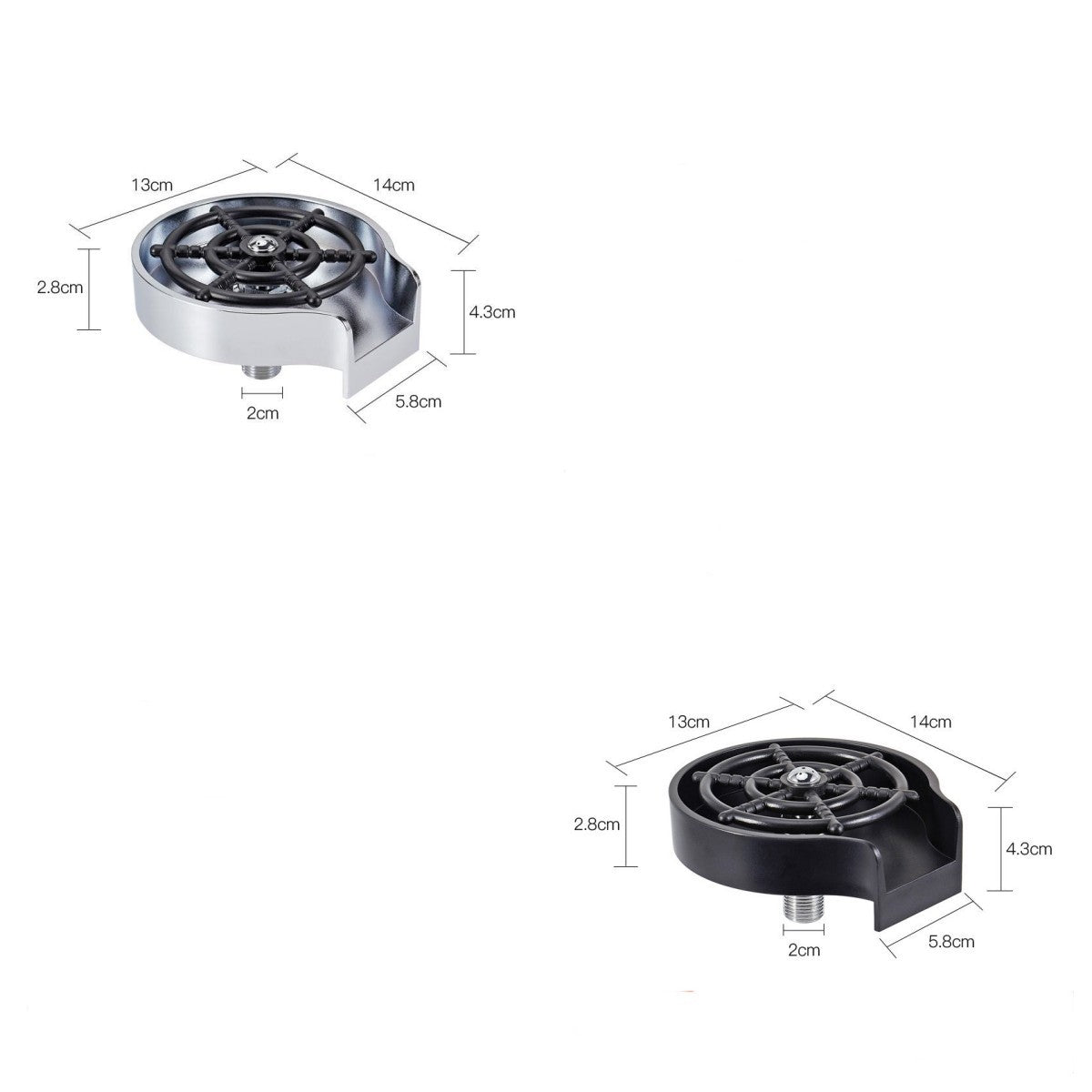 Cup Washer for Sink – High-Pressure Automatic Faucet Rinser for Bar, Kitchen, Coffee Pitchers