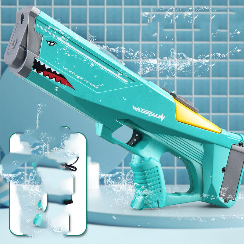 Shark Electric Water Gun – High Pressure Kids Pool & Beach Toy