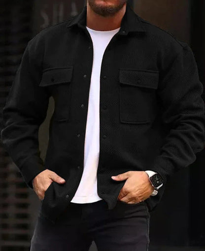 Men’s Polo Collar Work Coat