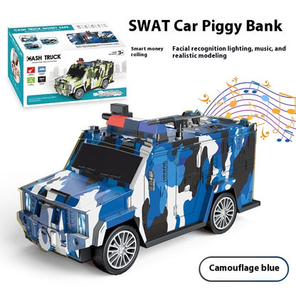 Cartoon Piggy Bank Smart Face Unlock