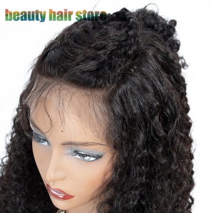 Brazilian Kinky Curly Lace Front Wig – Human Hair