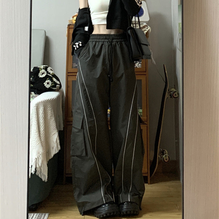 Vintage Cargo Track Pants – Y2K Oversized
