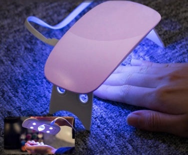 USB LED Nail Light – 6W Portable Light Therapy Machine for Quick Nail Drying