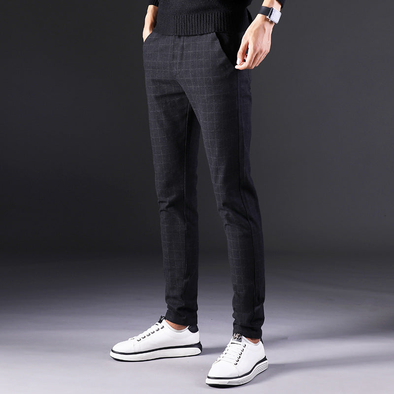 Men’s Slim Straight Trousers