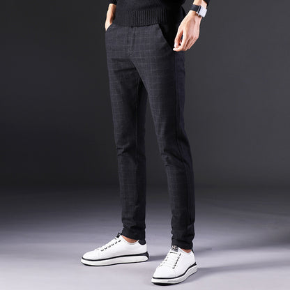 Men’s Slim Straight Trousers