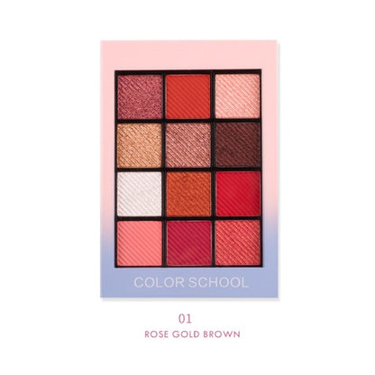 HOLD LIVE 12-Color Matte & Glitter Eyeshadow Palette