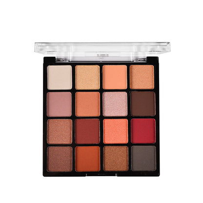 16-Color Pearlescent Eyeshadow Palette – Shimmer Makeup Kit