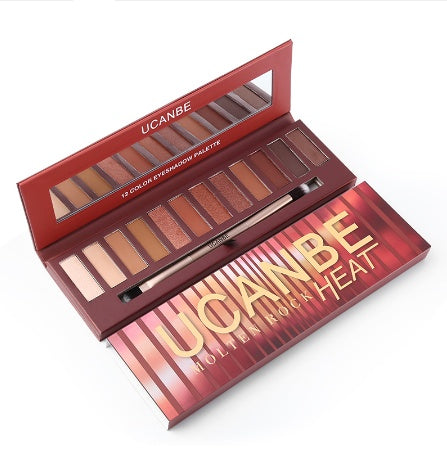 Molten Rock Heat Eyeshadow Palette – Nude & Shimmer