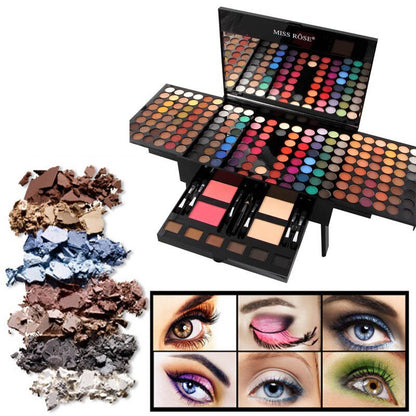 "180 Colors Eyeshadow & Blush Makeup Palette Piano Shape Box"