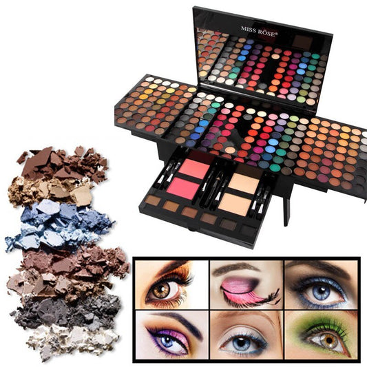"180 Colors Eyeshadow & Blush Makeup Palette Piano Shape Box"