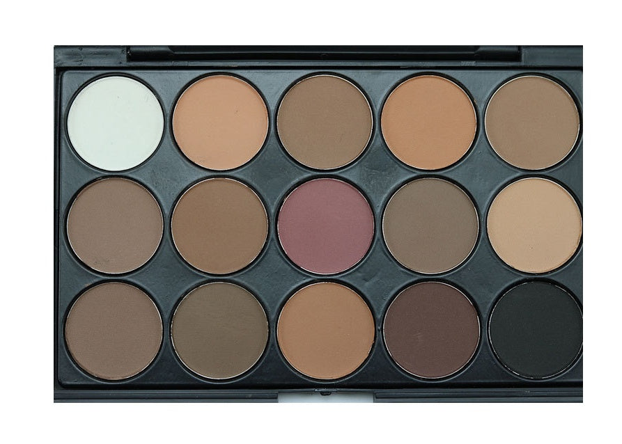 15 Color Earth Tone Smoky Eyeshadow Palette