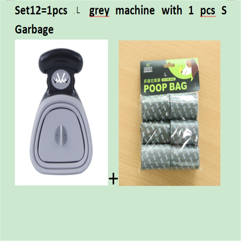 Foldable Dog Pooper Scooper – Travel Pet Waste Picker with Bags
