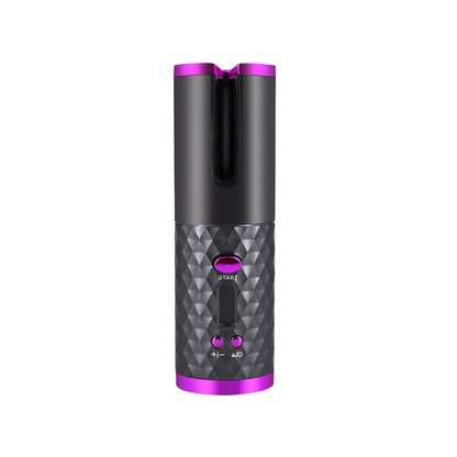 Rechargeable Automatic Hair Curler – Portable Ceramic Rotating Styler