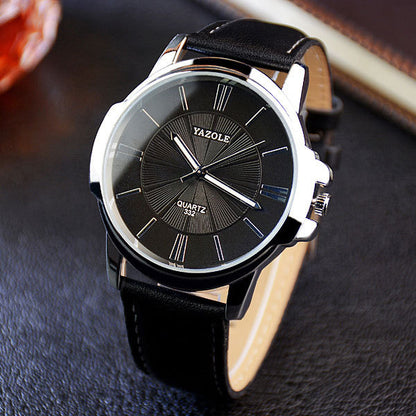 YAZOLE Men’s Fashion Quartz Watch – Luxury Business Wristwatch